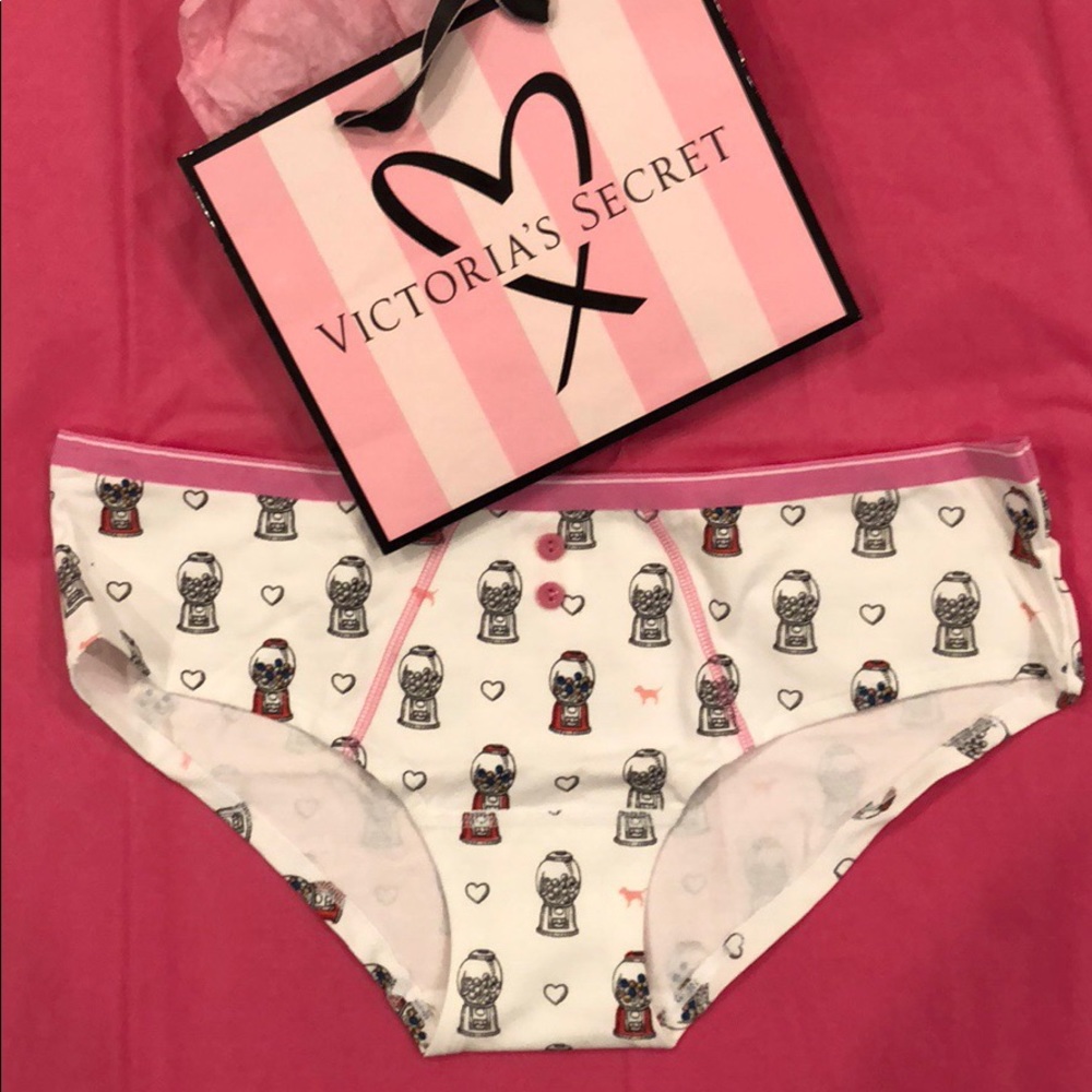 NEW VS Pink Bubblegum Hipster Hiphugger Panty M